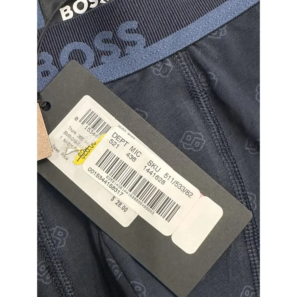 BOSS Hugo Boss Briefs Underwear Logo Blue Large NWT $28